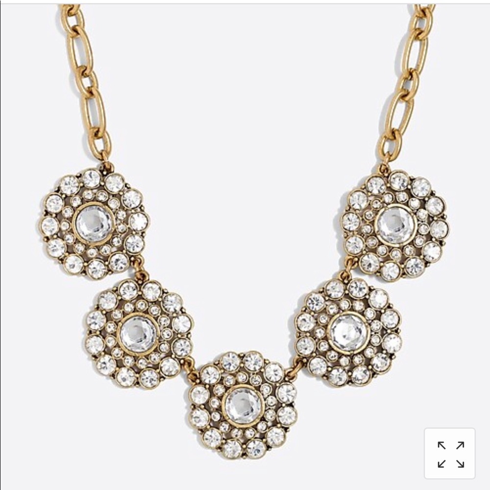 J Crew Layered circle necklace